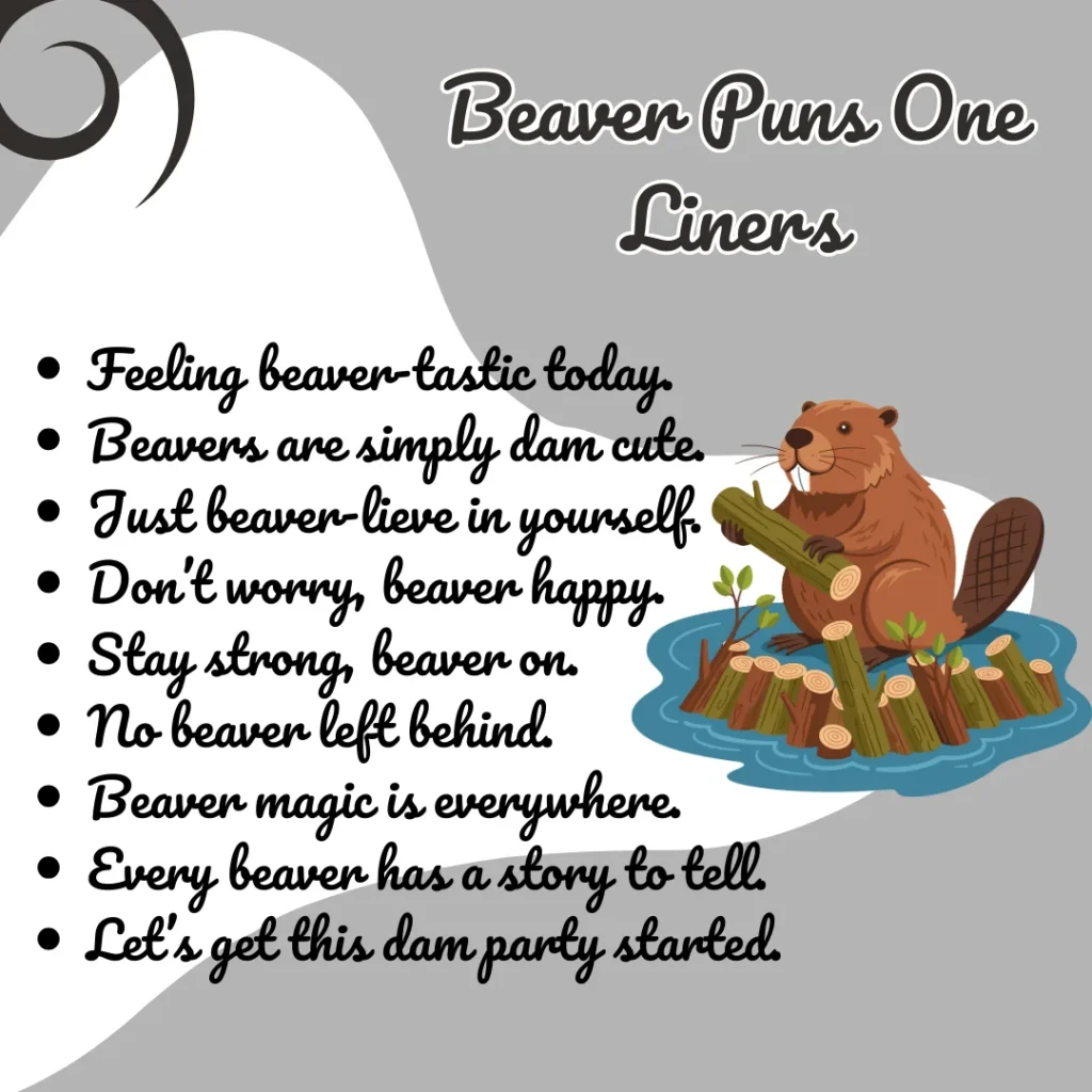 Beaver Puns One Liners