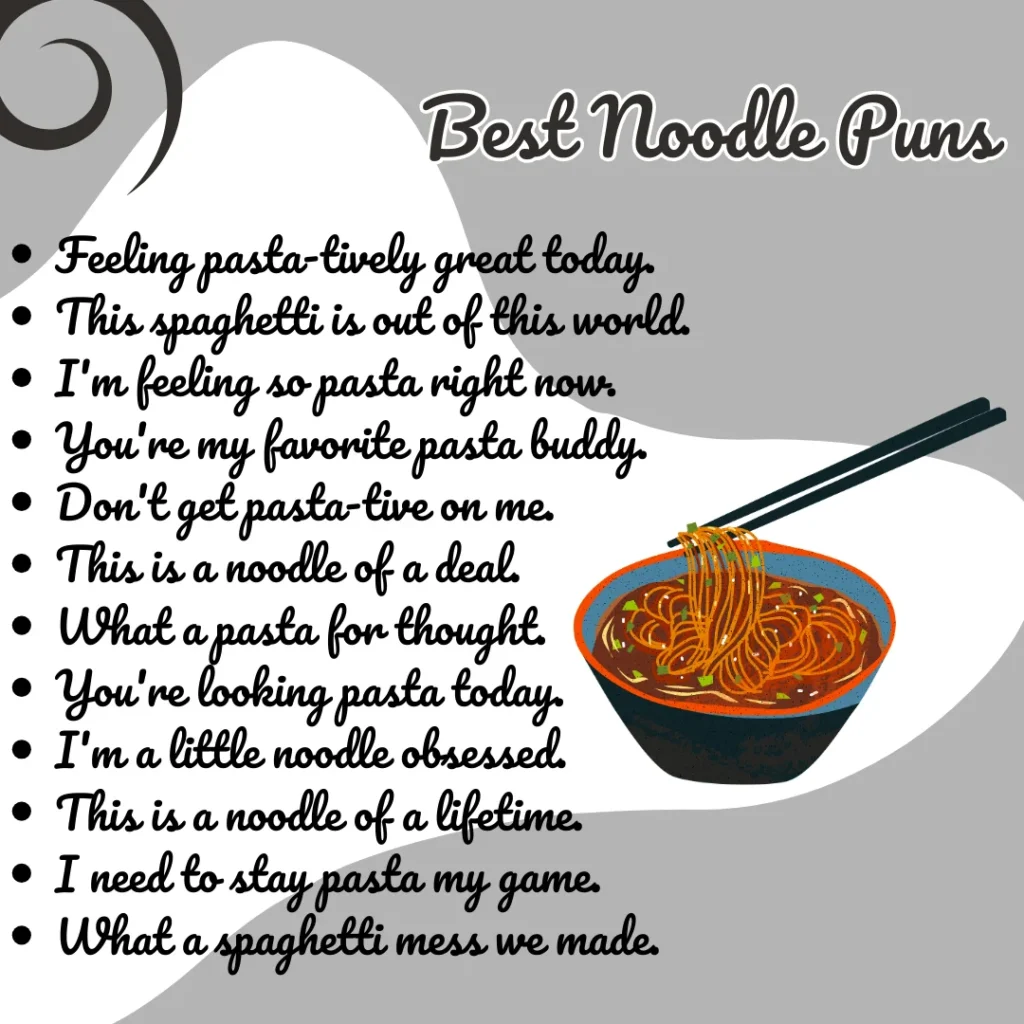 Best Noodle Puns