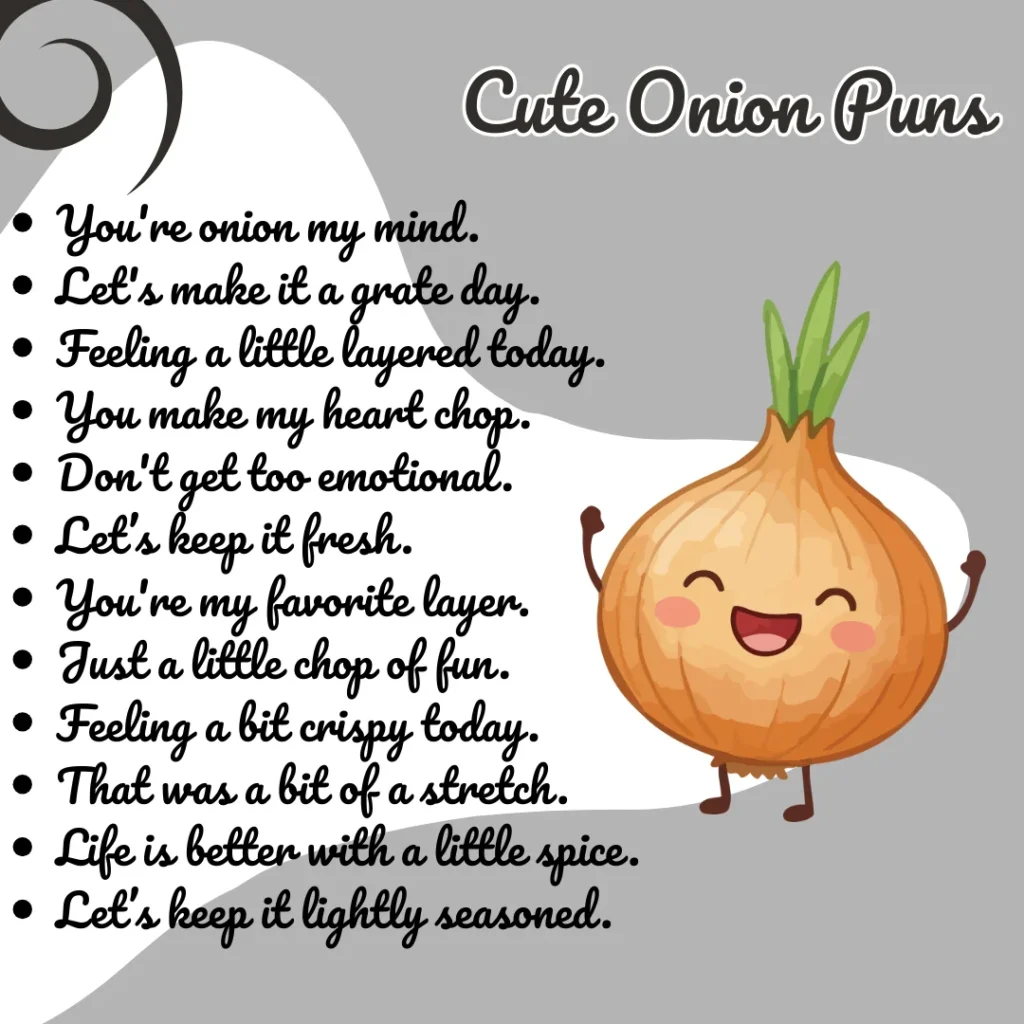 Cute Onion Puns