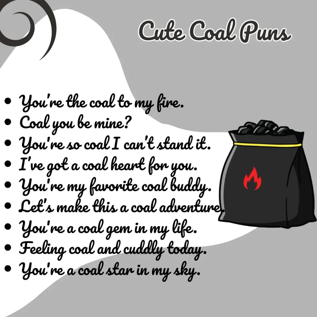 Cute coal puns