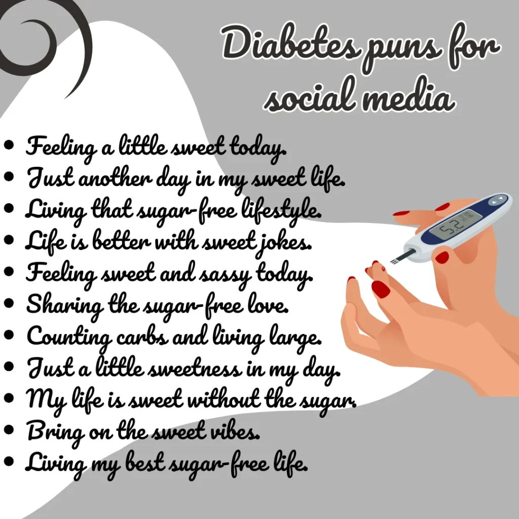 Diabetes puns for social media