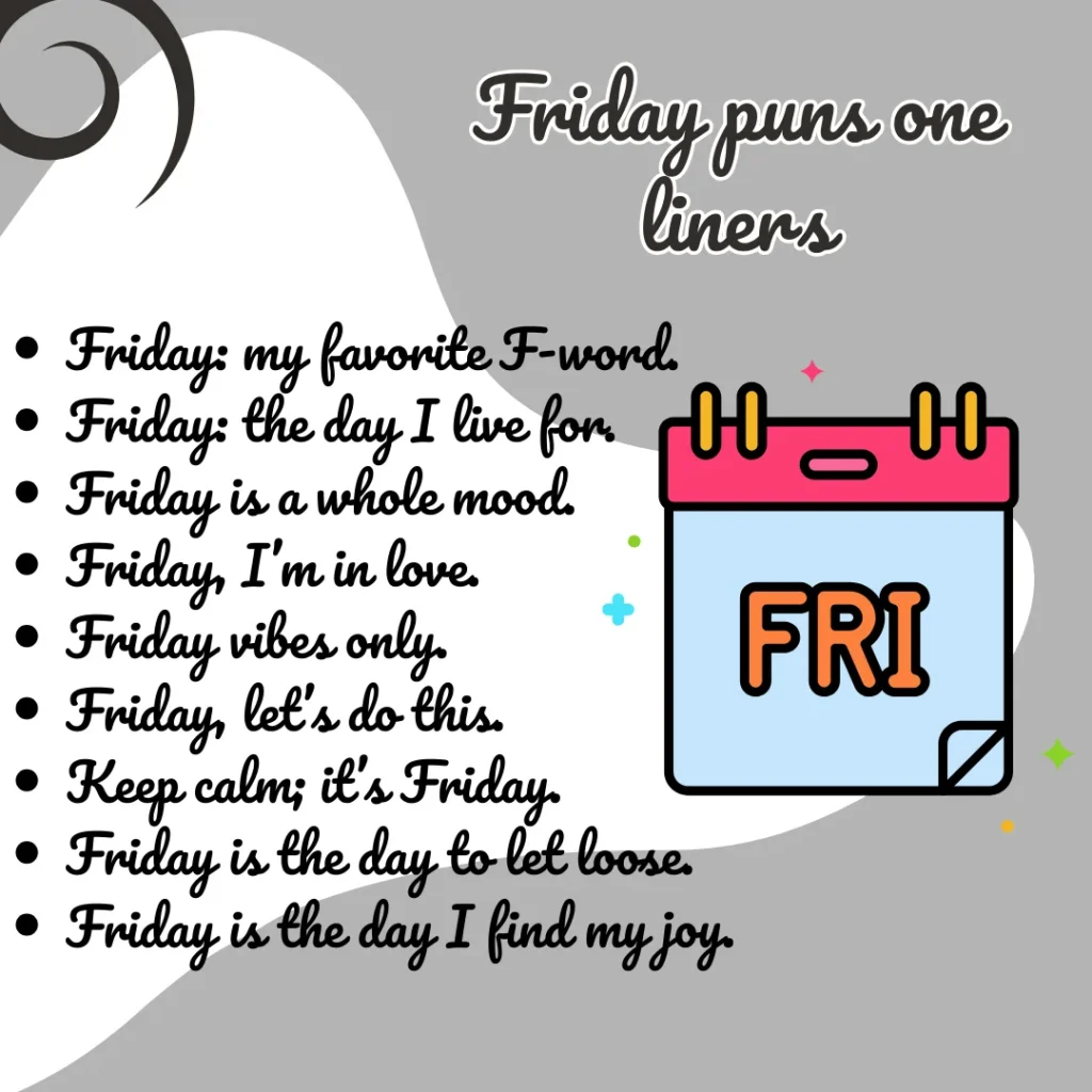Friday puns one liners
