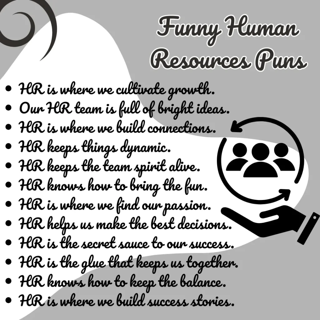 Funny Human Resources Puns