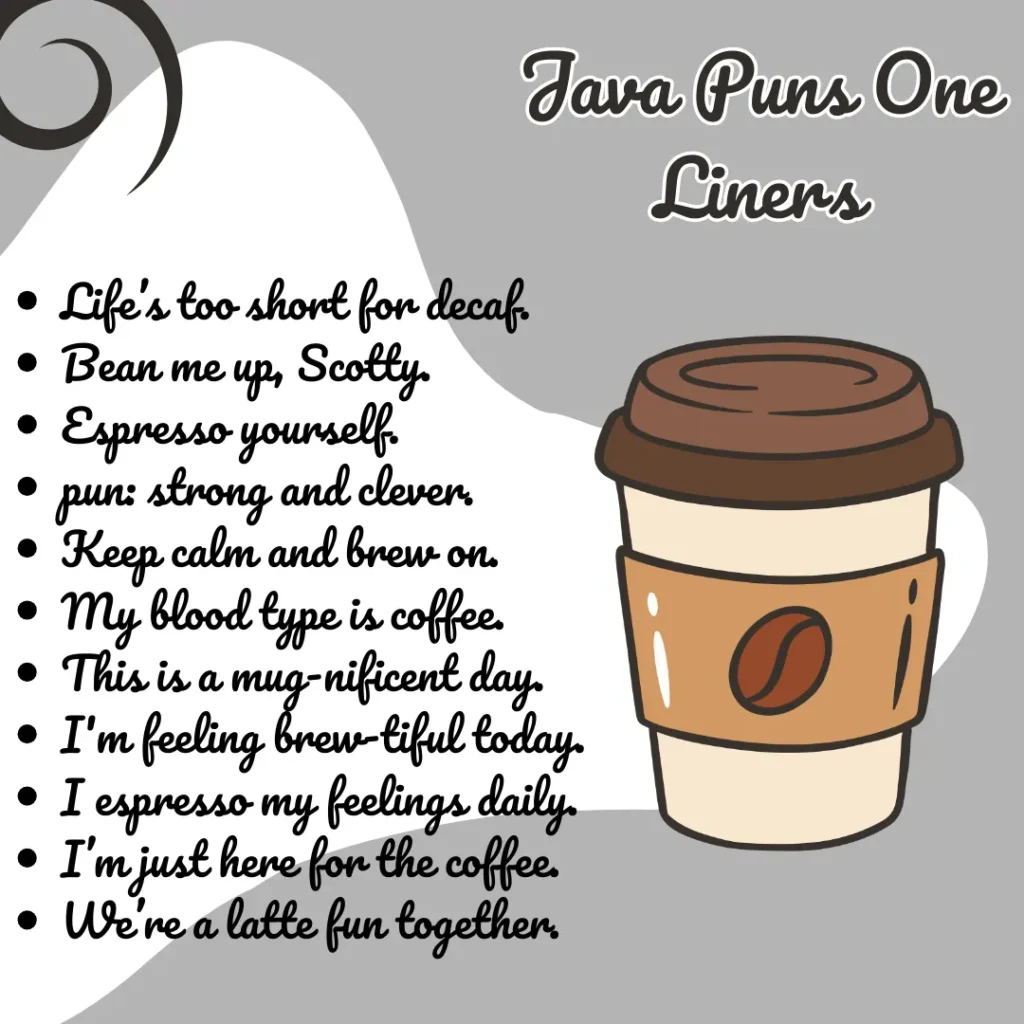 Java Puns One Liners