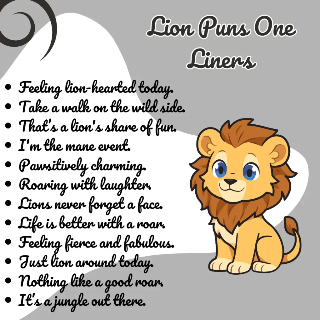 Lion Puns One Liners