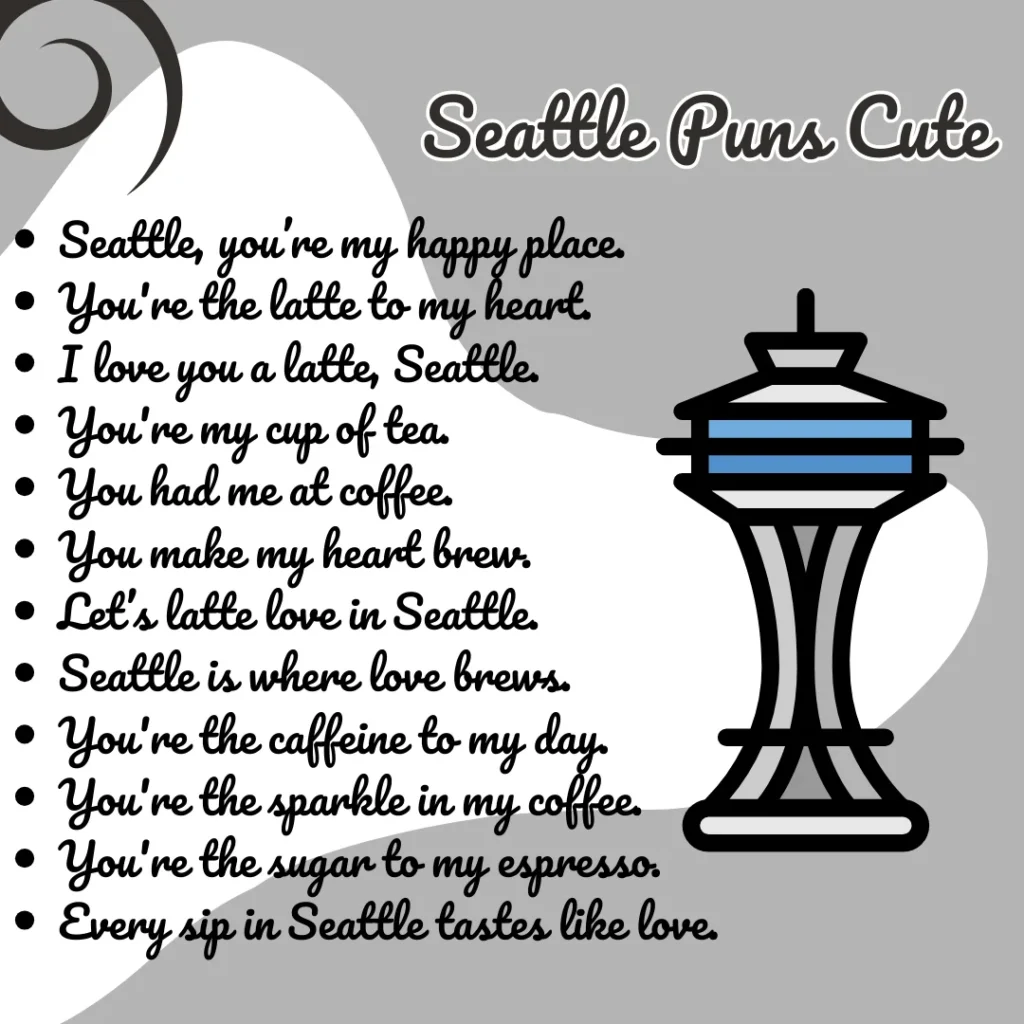 Seattle Puns Cute