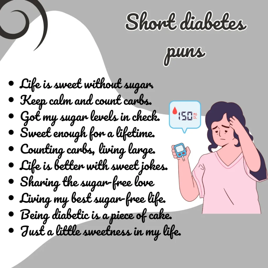 Short diabetes puns