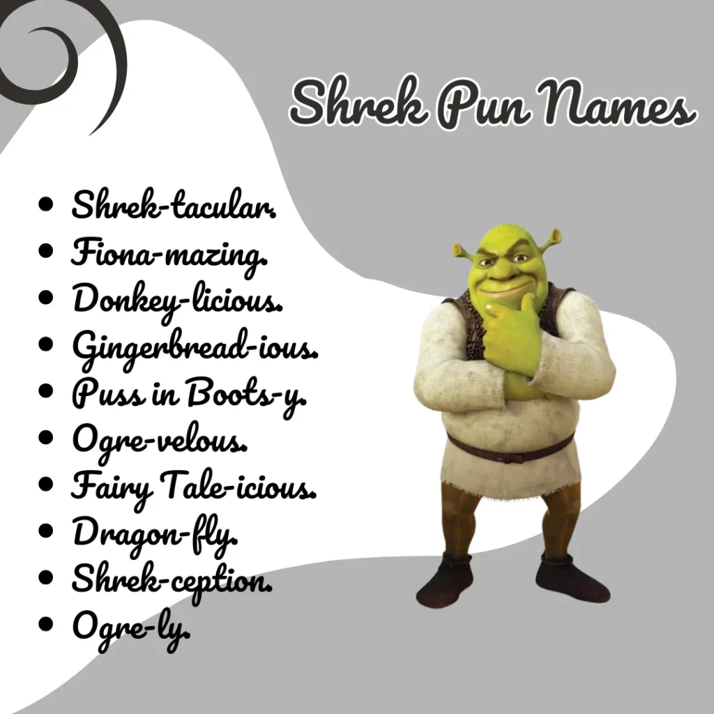 Shrek Pun Names
