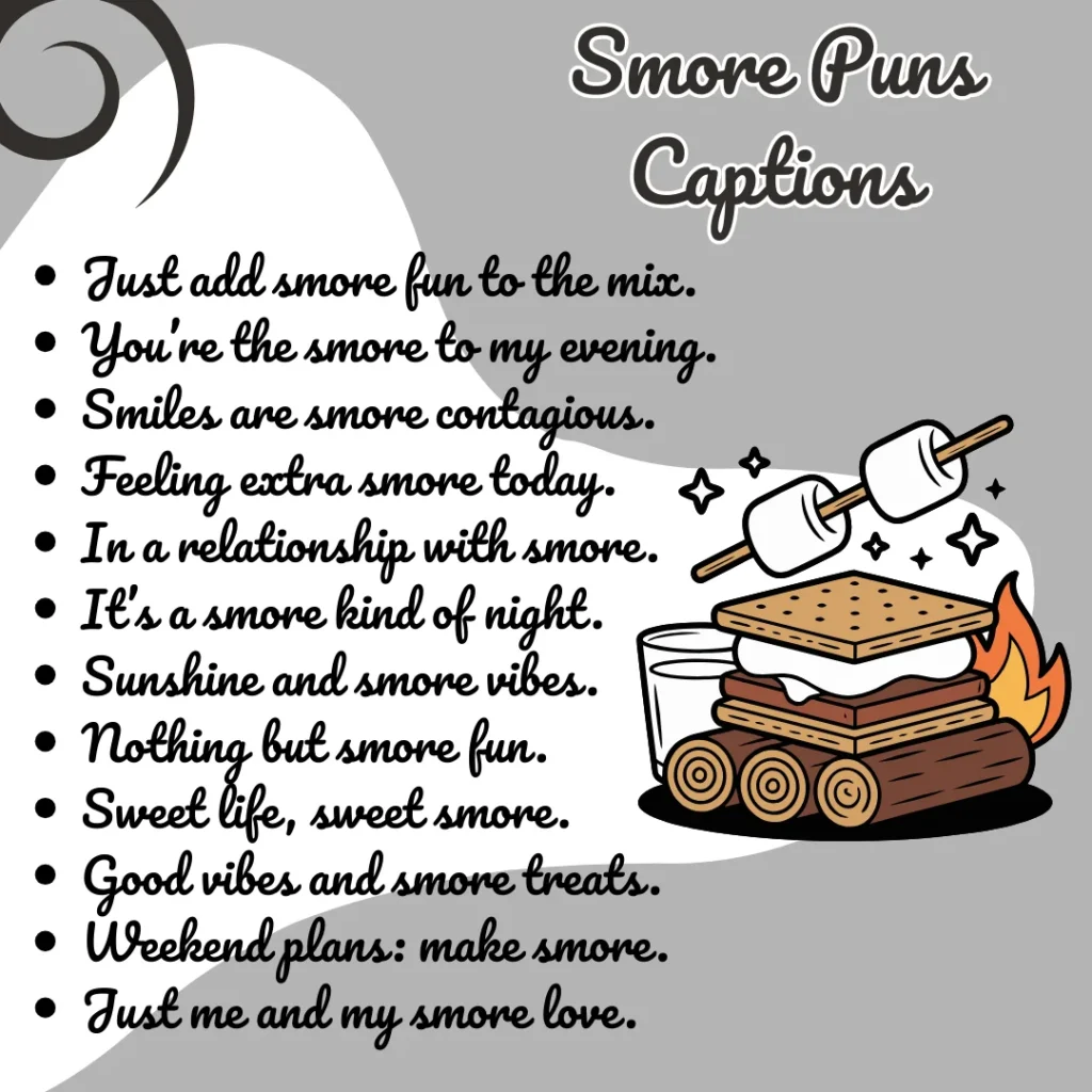 Smore Puns Captions