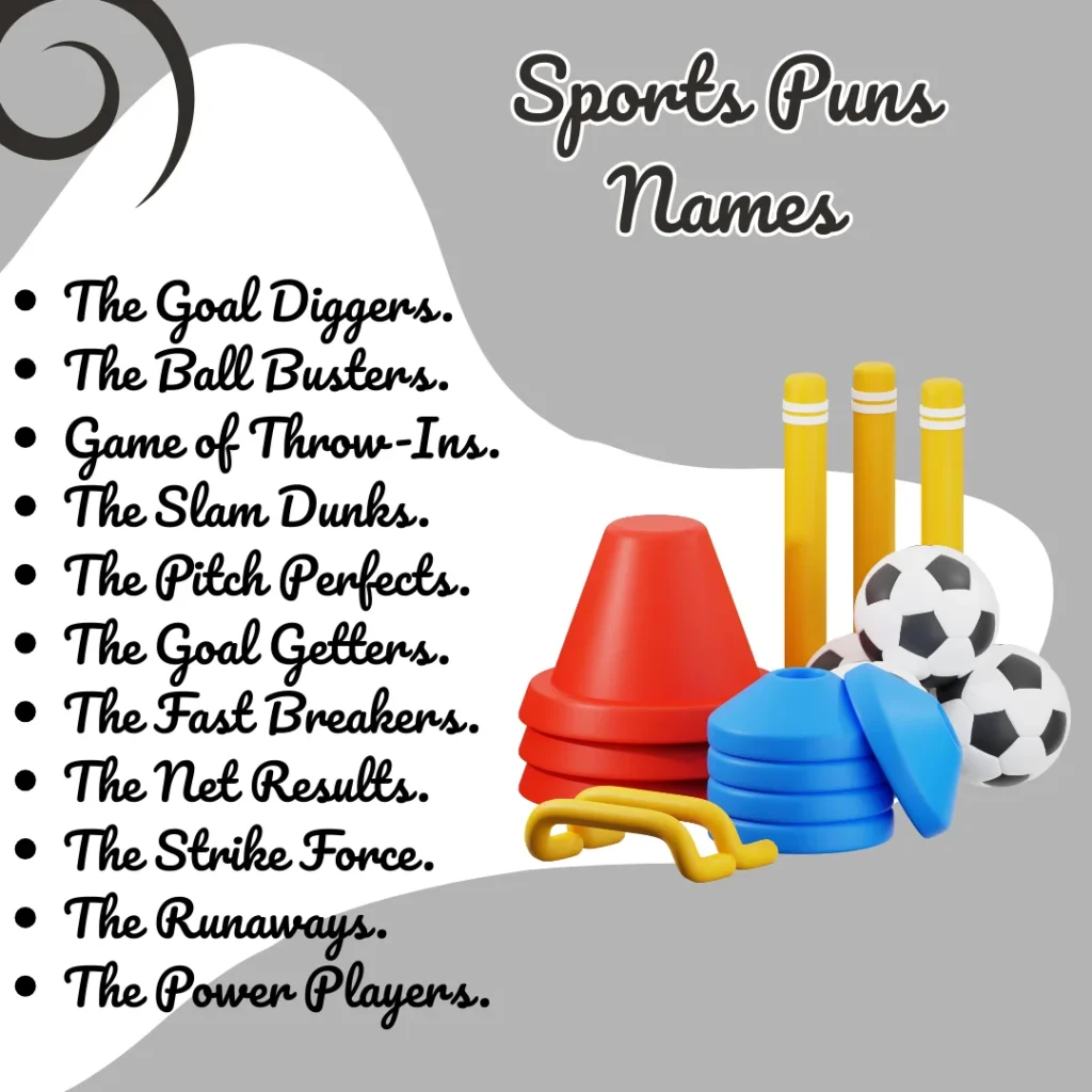 Sports Puns Names