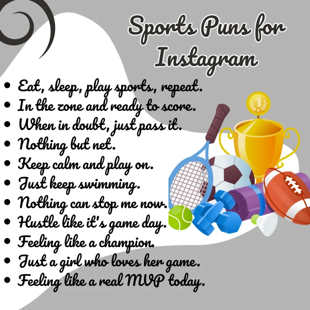 Sports Puns for Instagram