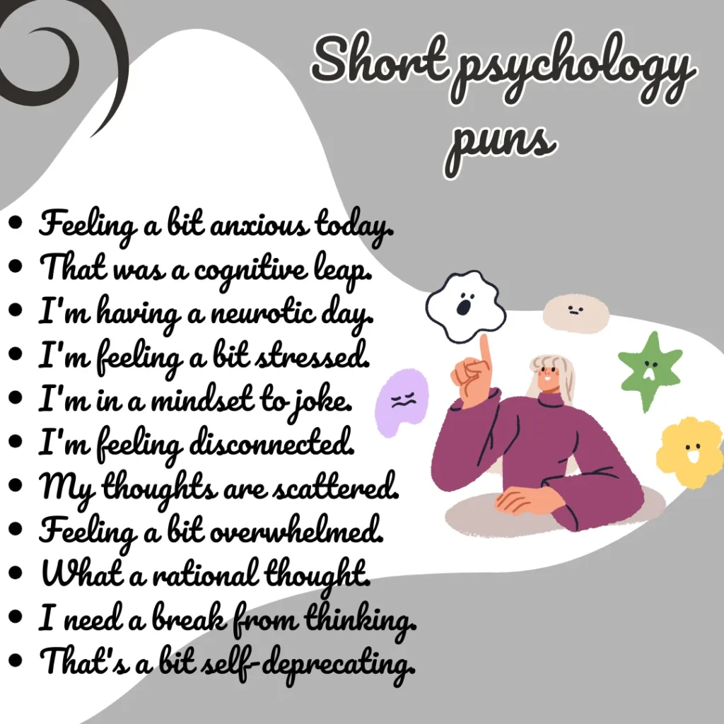 Short psychology puns